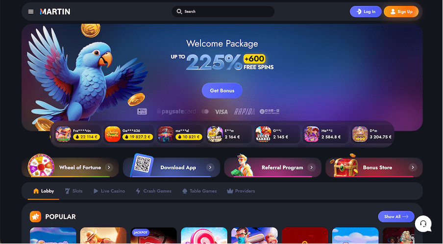 Martin Casino internete