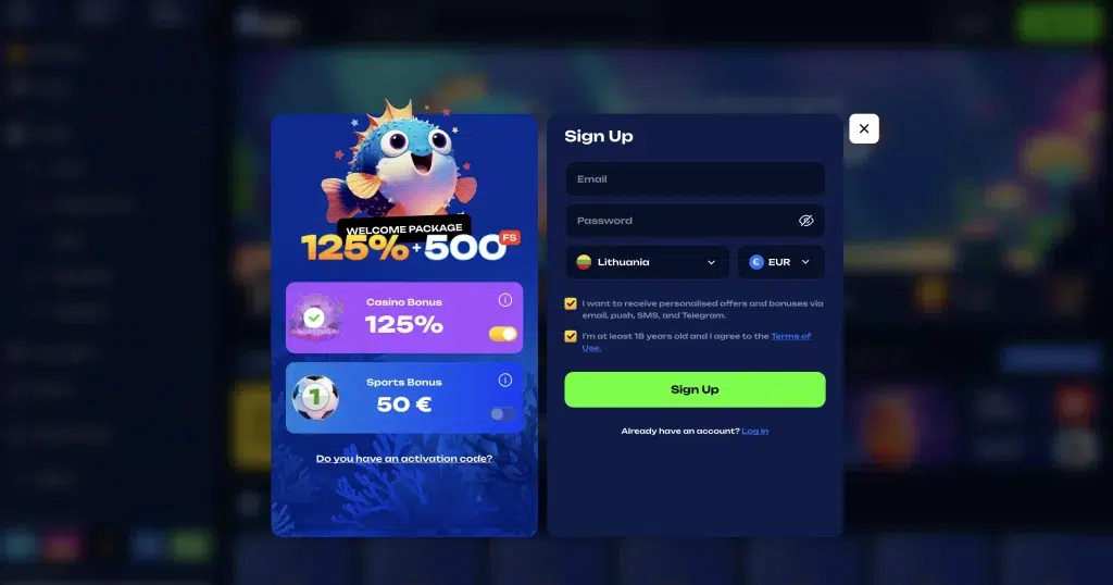Fugu registracija