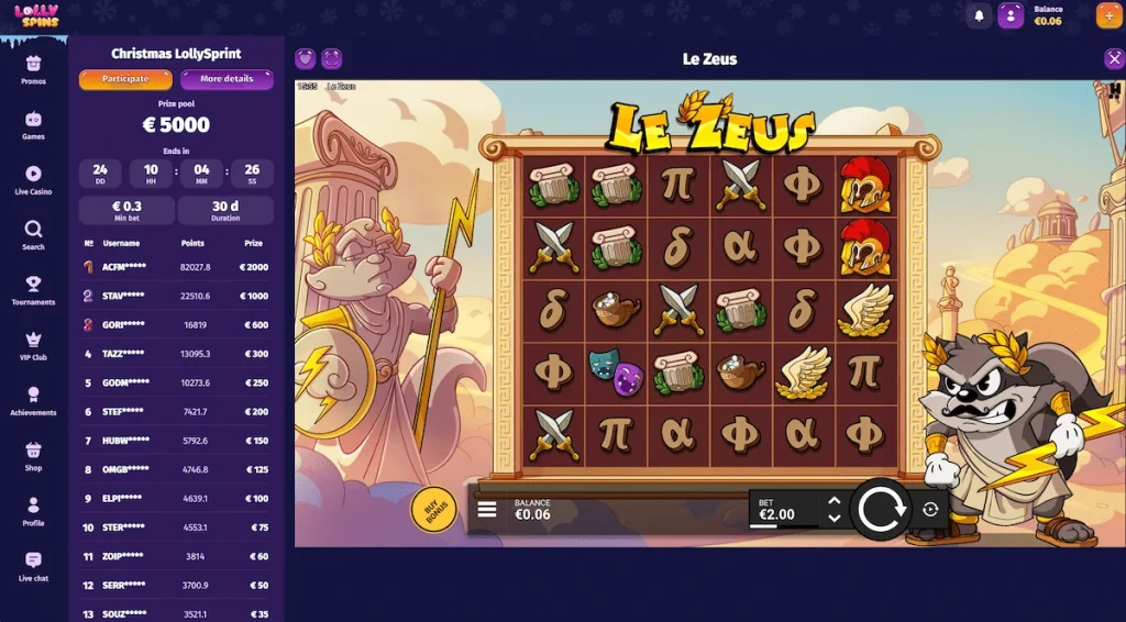 Lolly Spins Casino