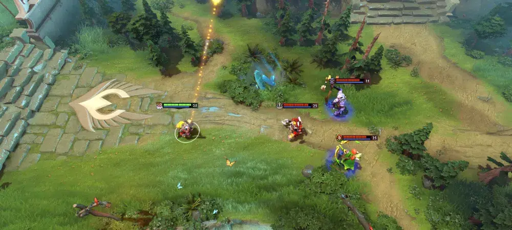 Dota 2 žaidimo vaizdas