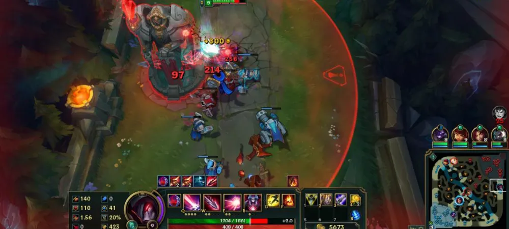 League of Legends žaidimo vaizdas