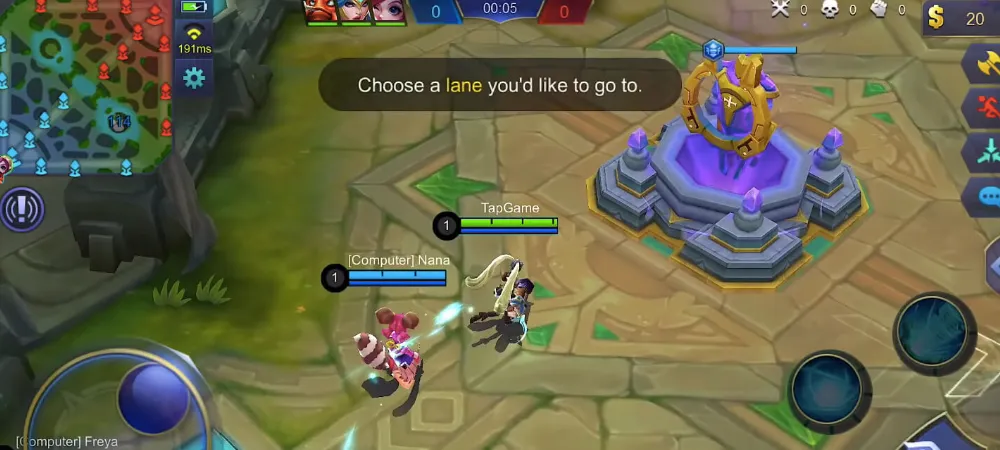 Mobile Legends Bang Bang žaidimo vaizdas